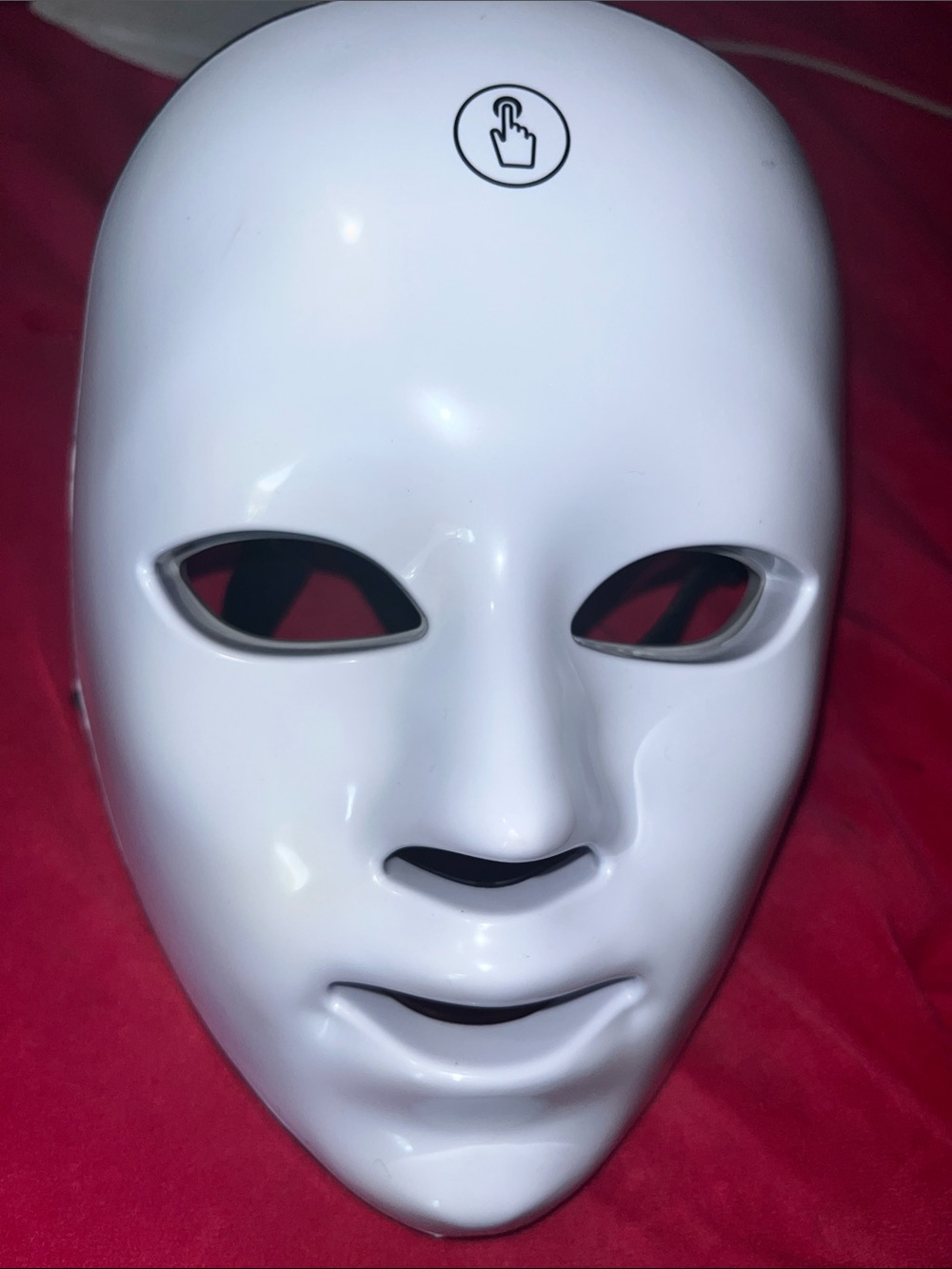 White LED Facial Mask with Touch Button